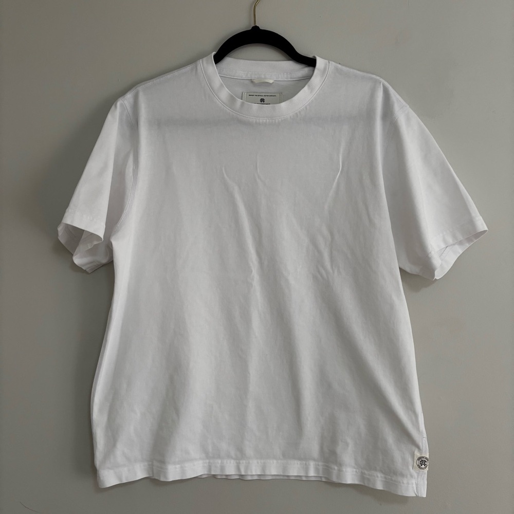 Reigning Champ White Short Sleeve Tee